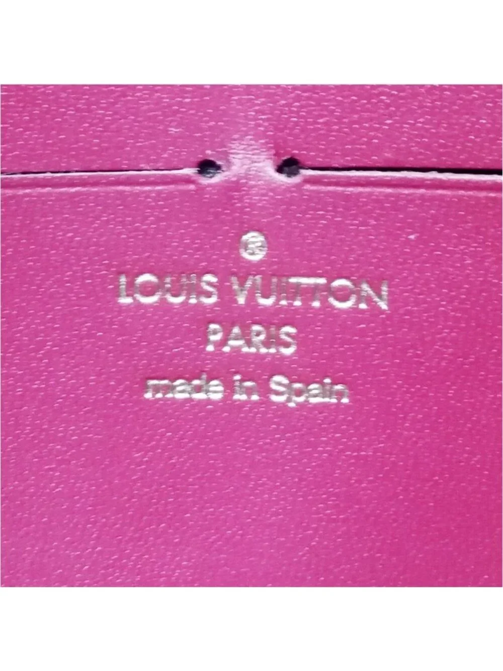Louis Vuitton Portefeuille Flore Fuchsia Coin Purse Brown